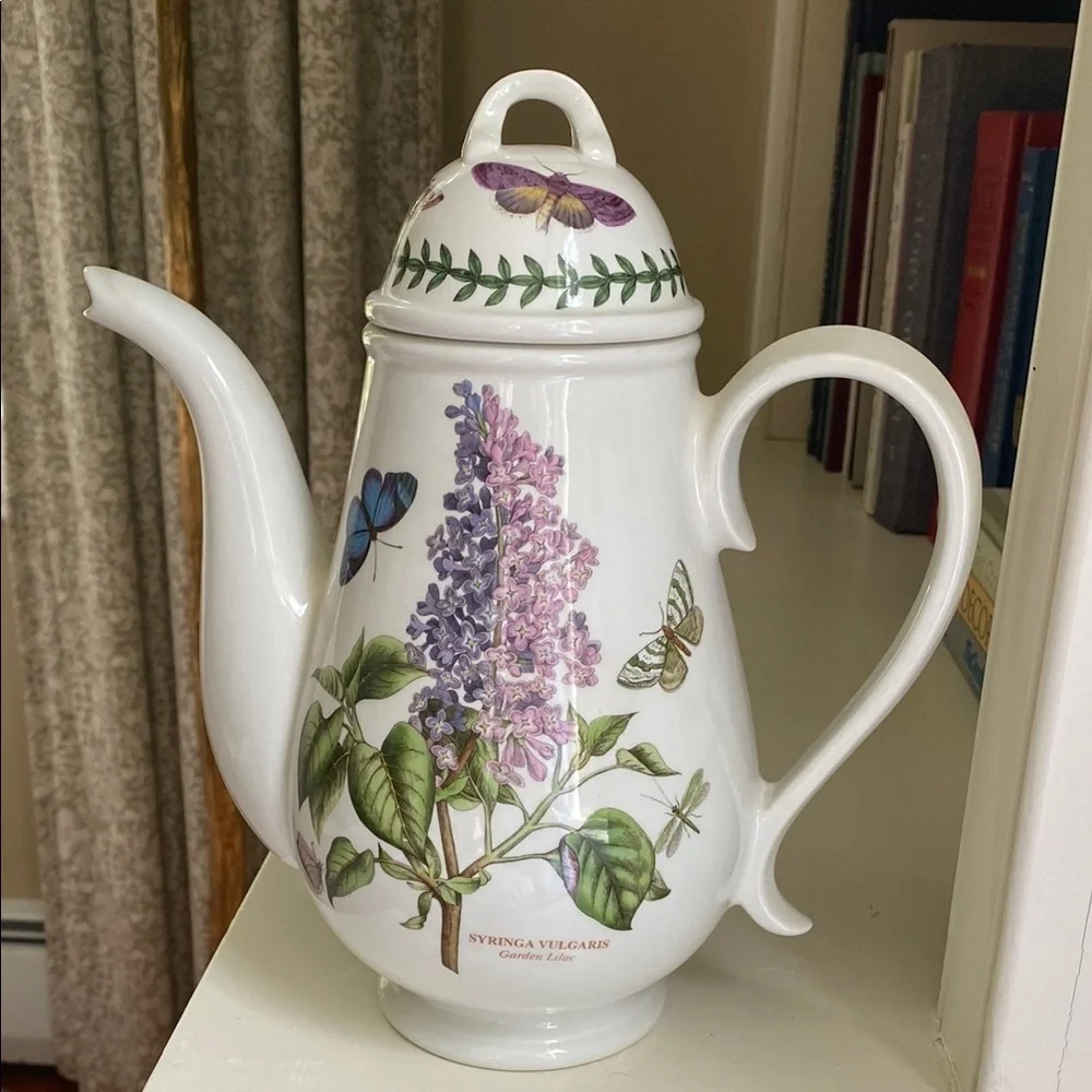 Portmeirion Botanic 2.75 Pt Coffee Pot NEW Garden Lilac